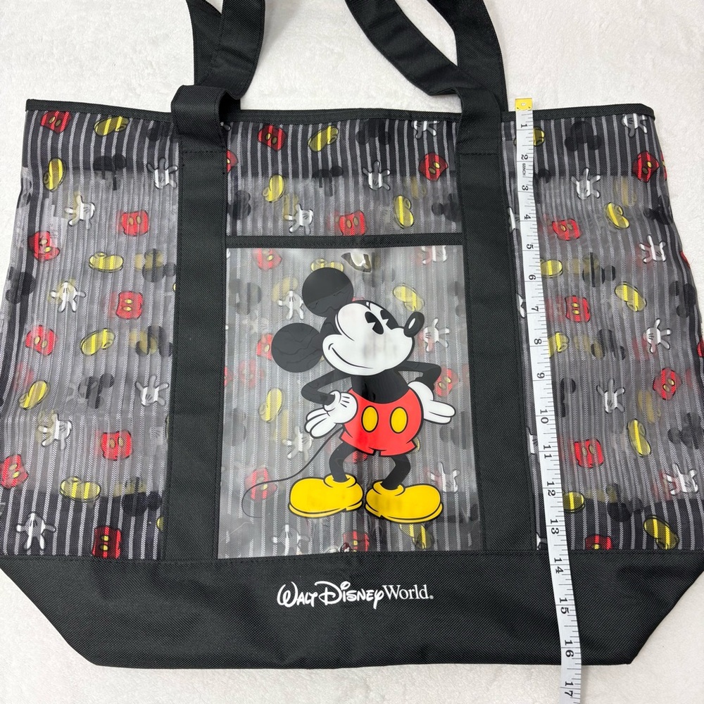 Disney Walt Disney World Mickey Mouse Large Striped Tote - Picture 5 of 10
